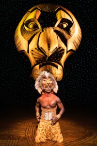 Darian Sanders as Simba. The Lion King North American Tour.