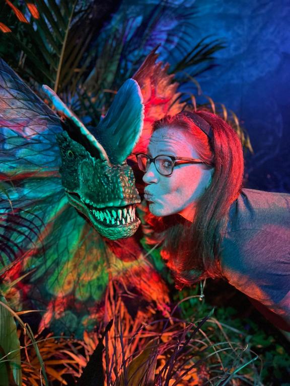 Kiss a Dilophosaurus