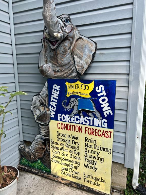 Mister Ed's Weather Forecasting Stone