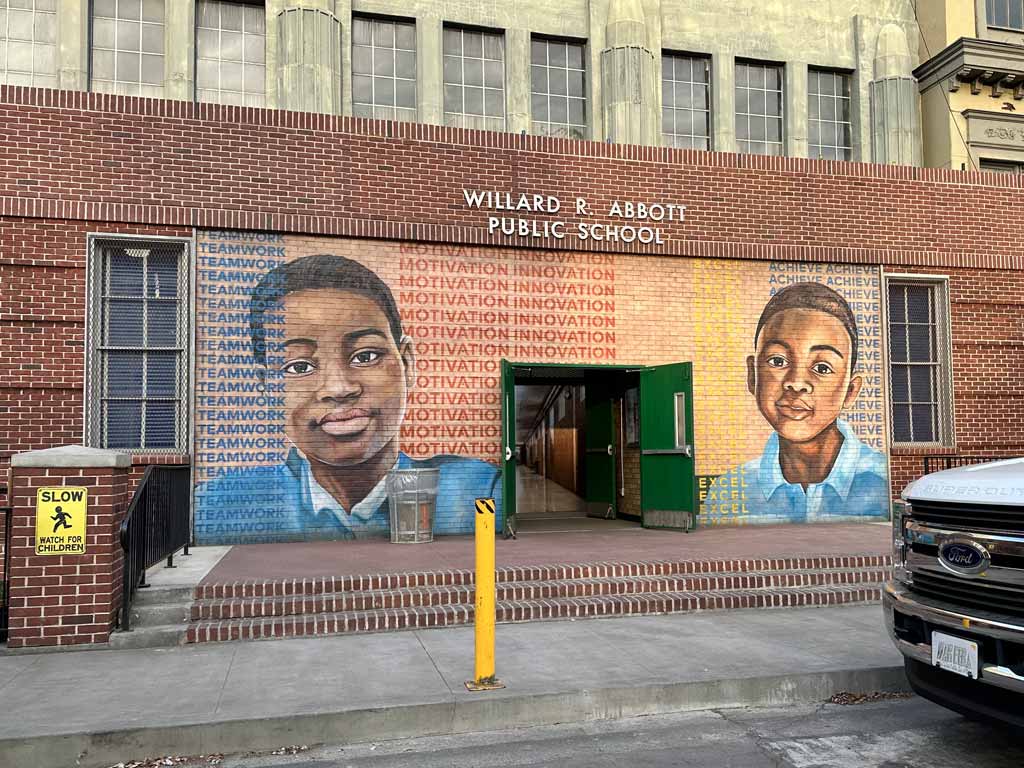 Abbott Elementary School Front