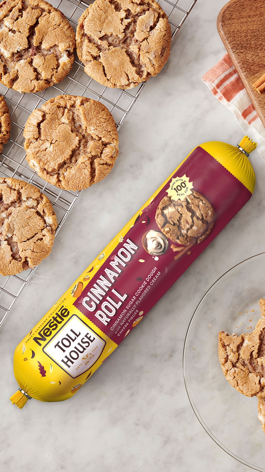 NestlÉ® Toll House® Cinnamon Roll Cookie Dough 5296