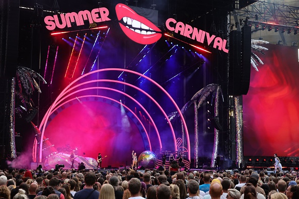 P!NK performs on stage during the P!NK Summer Carnival 2023 