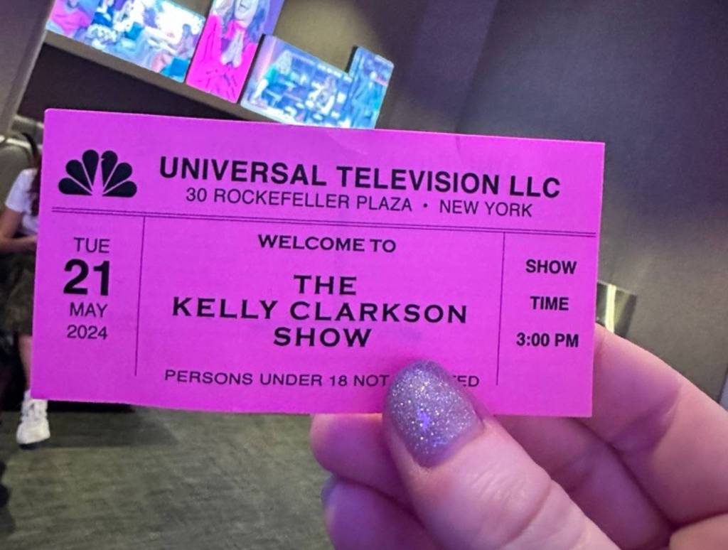 The Kelly Clarkson Show audience ticket